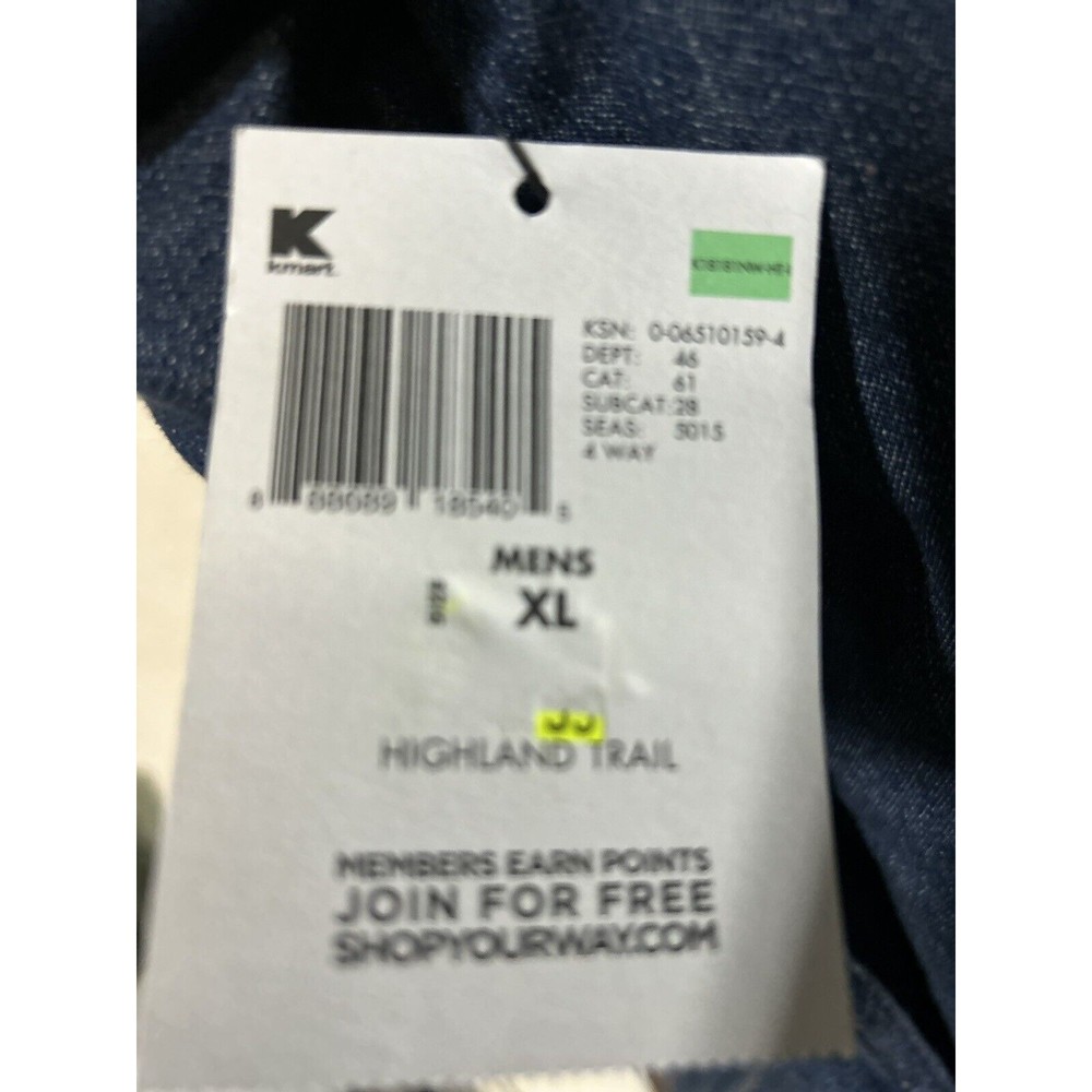 NWT Vintage Northwest Territory Denim Jacket Sherpa Lined Shacket Men's XL - Picture 4 of 4